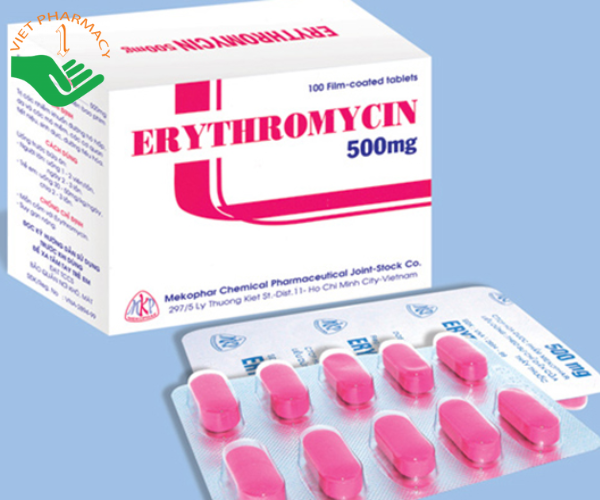 Thuốc kháng sinh KPC Erythromycin 500mg